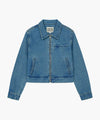 Marithé François Girbaud W CROP DENIM BLOUSON JACKET