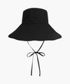 Marithé François Girbaud W STRAP SEERSUCKER WIDE BUCKET HAT ivory
