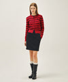 Marithé François Girbaud W STRIPE KNIT CARDIGAN