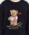 Marithé François Girbaud Kids Ski Bear Knit Pullover