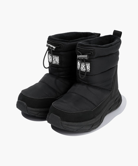 Marithé François Girbaud Kids Classic Logo Padded Boots Black