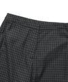 Nice Ghost Club FFATS Check Balloon Layered Skirt Pants [Charcoal]