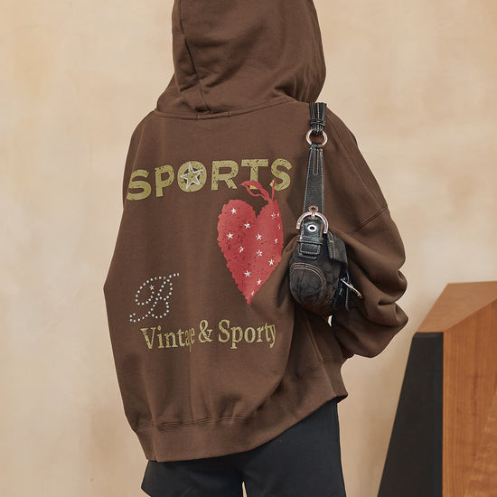Bitter Cells Star Sporty Hood Zip Up