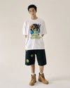 ADLV Happy SpongeBob Denim Shorts