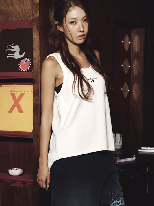 ADLV Woman Boucle Knit Sleeveless