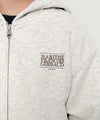 Marithé François Girbaud Kids Big Classic Logo Hoodie Zip-Up Black