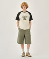 Marithé François Girbaud [REGEN] DOODLE GRAPHIC RAGLAN TEE