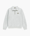 Marithé François Girbaud SMALL CLASSIC LOGO HALF ZIPUP SWEATSHIRT light heather gray