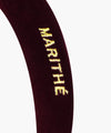 Marithé François Girbaud Regular Logo Velvet Hair Band