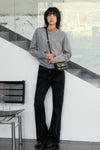General Idea WOMAN Bootcut Washed Denim Pants