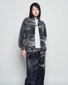 ADLV Tie Dye Stand Collar Zip Up
