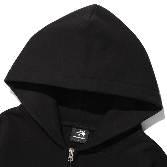 Nice Ghost Club Heaven Hoodie Zip Up [Black]