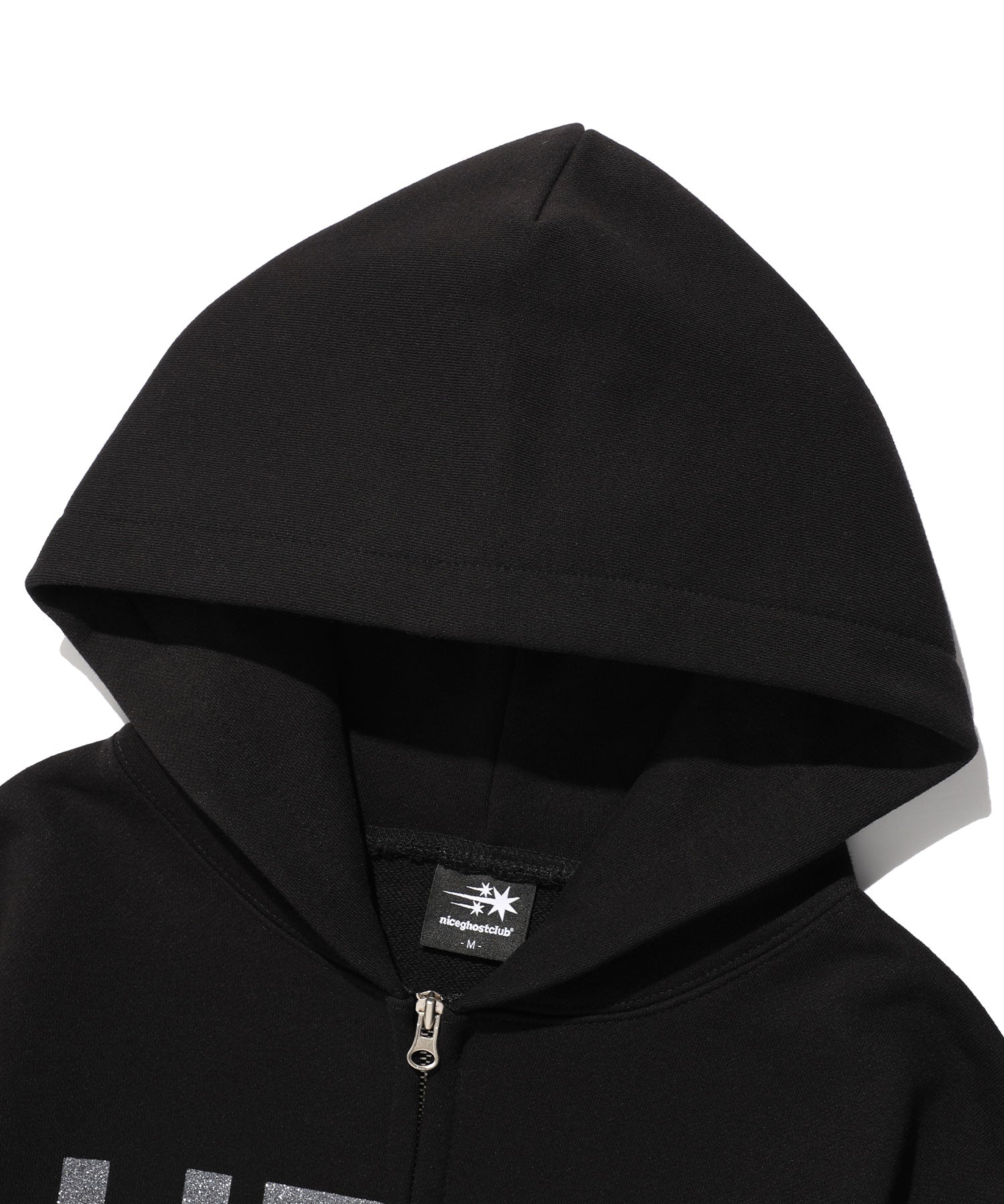 Nice Ghost Club Heaven Hoodie Zip Up [Black]