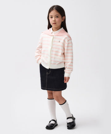 Marithé François Girbaud Kids W Raw Denim Skirt Dark Blue