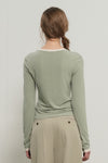 General Idea WOMAN Layered Twist T-Shirt