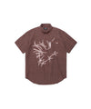 Nice Ghost Club Tornado Star Check Big Half Shirt [Pink]