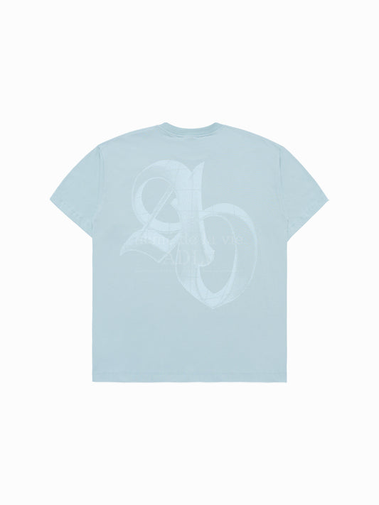 ADLV Half Tone Symbol Printing Short Sleeve T-Shirt