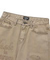 Nice Ghost Club Angels Wide Washed Jeans