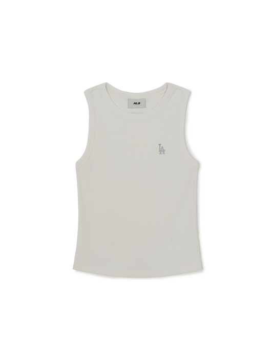 MLB Women's Street Slim Ribbed Sleeveless T-shirt
