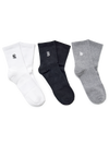 MLB Small Logo Embroidery Socks 3pairs Set