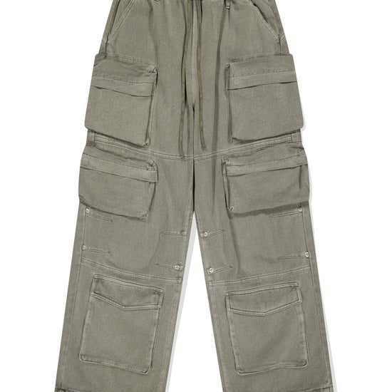 Mahagrid Overdyed Utility Pant [Khaki]