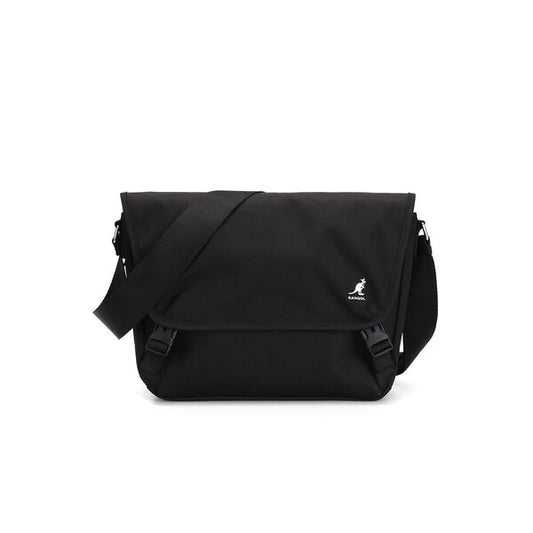 Kangol Icon Stripe Crossbody Bag 3377 Black