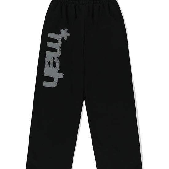 Mahagrid mah CUT OFF APPLIQUE SWEATPANT