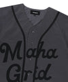 Mahagrid Serif Logo Baseball Shirt