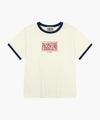 Marithé François Girbaud Kids Classic Logo Ringer Tee
