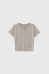 General Idea WOMAN Stripe Crew Neck Half Knit