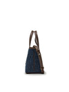 MLB Classic Monogram Denim Embo Mini Cross Bag