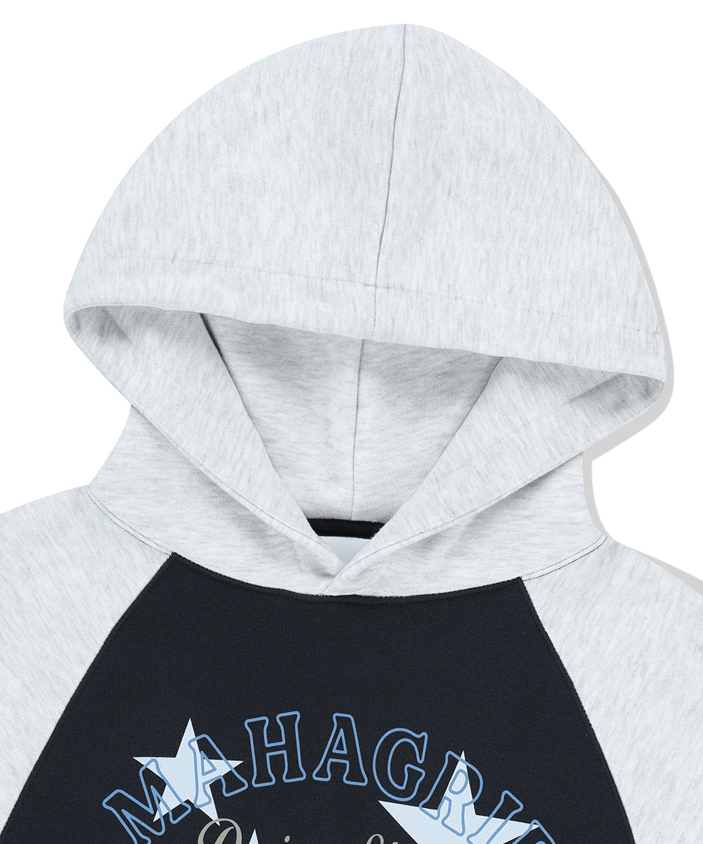 Mahagrid Department Star Crop Hoodie
