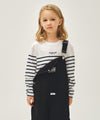Marithé François Girbaud Kids Border Stripe Long Sleeve Tee Navy