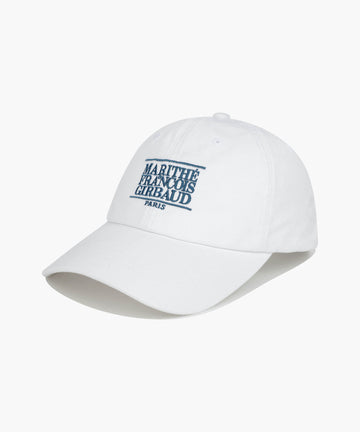 Marithé François Girbaud SMALL CLASSIC LOGO CAP off white