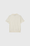 General Idea WOMAN Airy Essential Collar Half Knit
