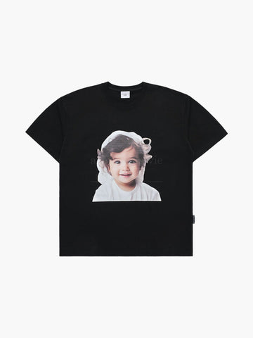 ADLV BABY FACE WAVE HAIR SHORT SLEEVE T-SHIRT
