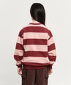Marithé François Girbaud Kids Stripe Sweatshirt Burgundy