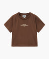 Marithé François Girbaud W Lettering Logo Crop Tee