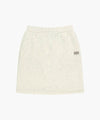 Marithé François Girbaud W VINTAGE CLASSIC LOGO SWEAT MINI SKIRT oatmeal