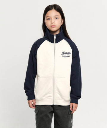 Marithé François Girbaud Kids Contrast Color Sweat Zipup