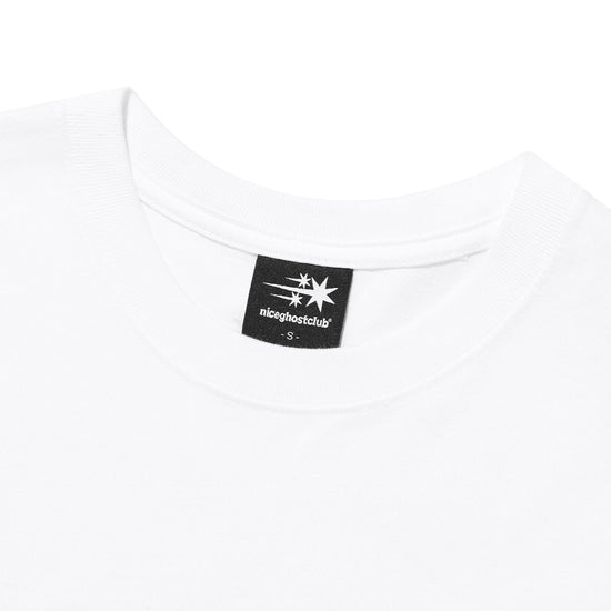 Nice Ghost Club Crying Smile Boy Tee [White]