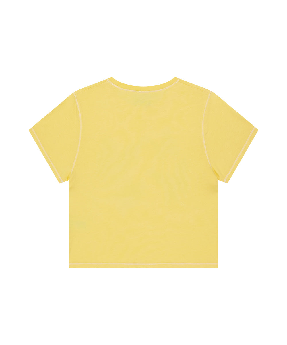 Mahagrid Pigment Butterfly Goth Crop Tee