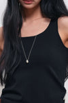 General Idea WOMAN Temperature Cut U-Neck Knit Sleeveless