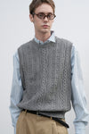General Idea MAN Classic Crew Neck Knit Vest