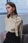 General Idea WOMAN Silky Scarf Blouse
