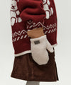 Marithé François Girbaud Kids Fur Mittens