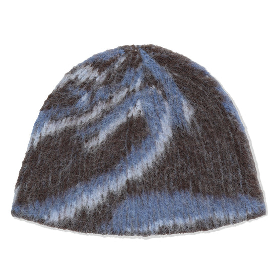Mahagrid DESTROYED ECLIPSE HAIRY BEANIE [BROWN]