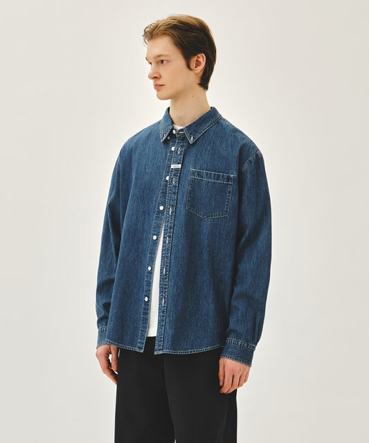 Marithé François Girbaud UNI BASIC DENIM SHIRT