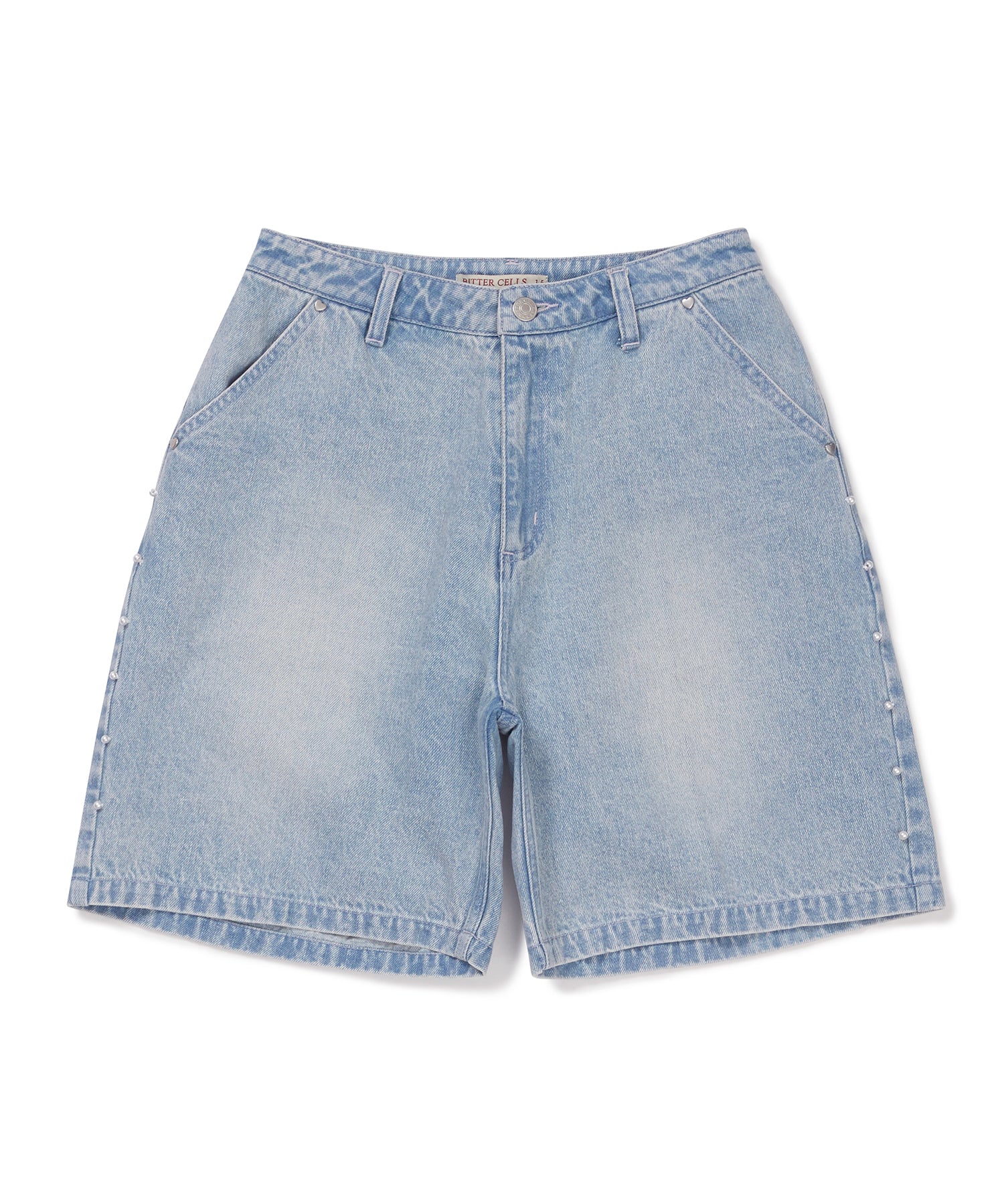 Bitter Cells Rachel Pearl Shorts-Light Blue