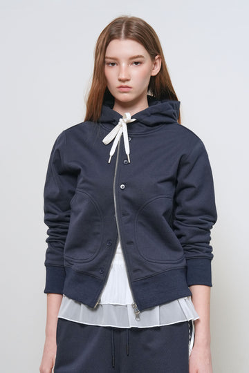 General Idea WOMAN Snap Hoodie Zip-Up